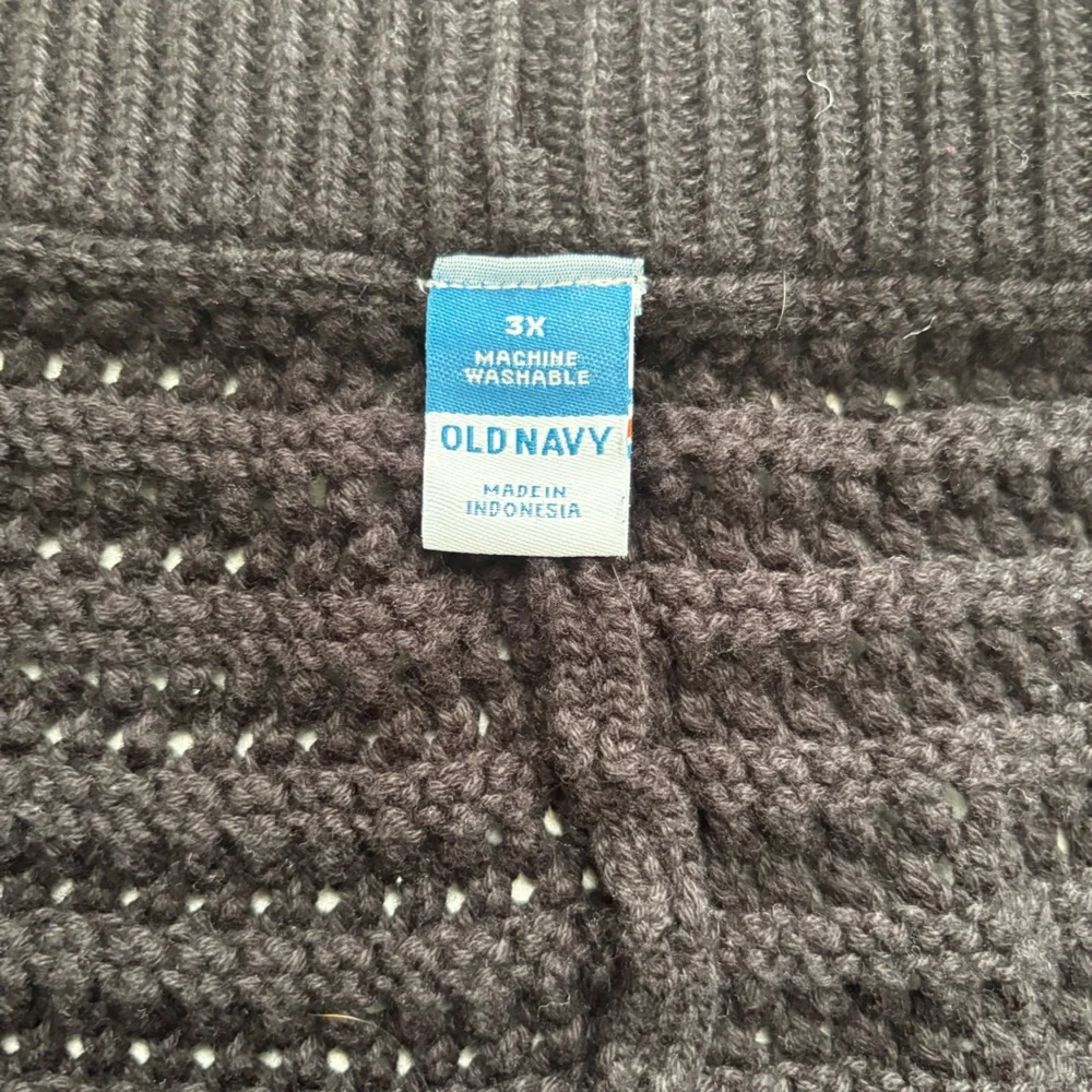 Old Navy Women’s Black Crochet Shorts‎ Size 3X
